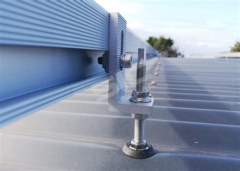 solar panel brackets for metal roof|corrugated roof solar panel mounts.